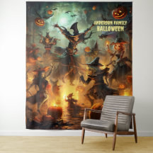 Halloween heksen opgehangen