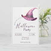 Halloween heksen Pet roze Kaart (Staand voorkant)