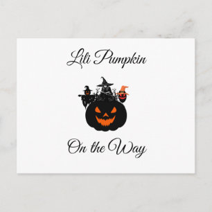 Halloween Heksen Pompoen Baby Shower Briefkaart