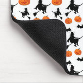 Halloween Heksen, Pompoenen en Vleermuizen Muismat (Hoek)