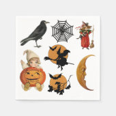  Halloween heksen Servet (Voorkant)