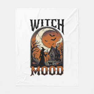 Halloween Heksen Shirt Vintage Geheime Maan Ontwer Fleece Deken