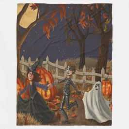 Halloween Heksen Spookachtigen en Geesten Oh Mijn Fleece Deken