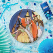 Halloween heksen vakantie Papieren Bordje (Feest)