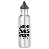 Halloween heksen worden gek bang waterfles  (Links)