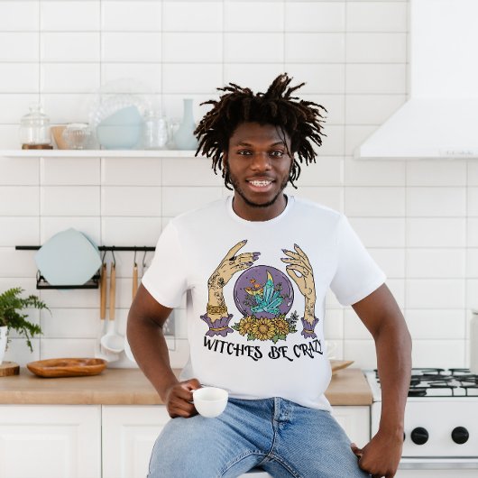 HALLOWEEN HEKSEN ZIJN GEK GRAPPIG | MAGISCHE BOL T-SHIRT