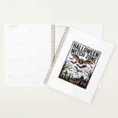Halloween Heksen Zone Vintage Kerkhof Vleermuizen Planner (Display)