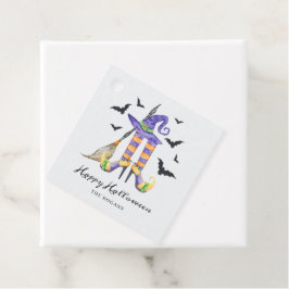 Halloween heksenbenen en Pet Bedankjes Labels