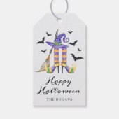 Halloween heksenbenen en Pet Cadeaulabel (Voorkant)