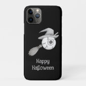 Halloween heksenbezem en enge oogbol Case-Mate iPhone case (Achterkant)