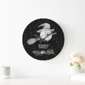 Halloween heksenbezem, enge oogbol, spinnenweb grote klok (Huis)