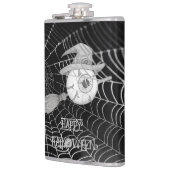 Halloween heksenbezem, enge oogbol, spinnenweb heupfles (Links)