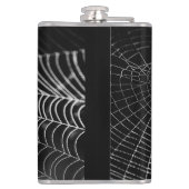 Halloween heksenbezem, enge oogbol, spinnenweb heupfles (Achterkant)