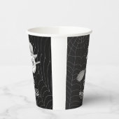 Halloween heksenbezem, enge oogbol, spinnenweb papieren bekers (Links)