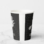 Halloween heksenbezem, enge oogbol, spinnenweb papieren bekers (Rechts)