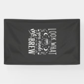 Halloween Heksenbrouwsel Grappig Toverdrank Ontwer Spandoek (Horizontaal)