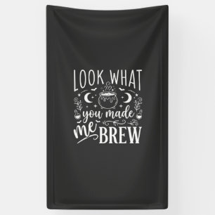Halloween Heksenbrouwsel Grappig Toverdrank Ontwer Spandoek