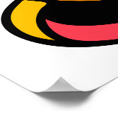 Halloween heksenclipart PNG, griezelige vrouw met  Poster (Hoek)