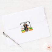 Halloween Heksendag Vierkante Stickers (Envelop)