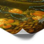 Halloween heksendanser in het moonlight poster (Hoek)