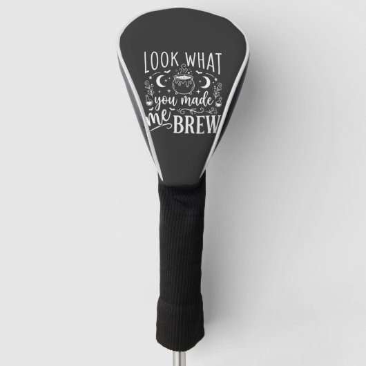 Halloween Heksendrank Grappig Toverdrank Ontwerp_1 Golfheadcover (Voorkant)