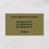 Halloween Heksenfeest Vrijgezellenfeest Informatiekaartje (Achterkant)