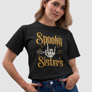 Halloween Heksengroep Matching Spooky Sisters T-shirt