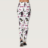 Halloween Heksenhoed Snoep Spin Leggings (Achterkant)
