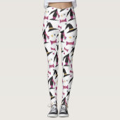 Halloween Heksenhoed Snoep Spin Leggings (Voorkant)
