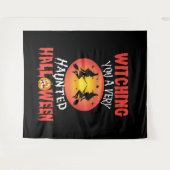 Halloween Heksenhuis Achtergrond Wandkleed (Voorkant (horizontaal))