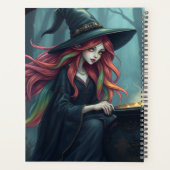 Halloween heksenkalender planner (Achterkant)