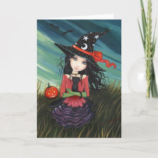 Halloween Heksenkat Kaart van Molly Harrison (Voorkant)