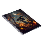 Halloween Heksenkat Notitieboek (Rechterzijde)