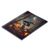 Halloween Heksenkat Notitieboek (Linkerzijde)