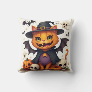 Halloween Heksenkat Sierkussen