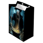 Halloween heksenketel met soep medium cadeauzakje (Voorkant Gekanteld)