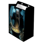 Halloween heksenketel met soep medium cadeauzakje (Achterkant Gekanteld)