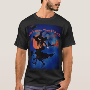 Halloween Heksenkunst Tekst T-Shirt