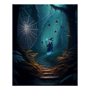 Halloween Heksenmeester Spin Perfect Poster