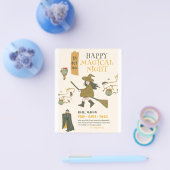  Halloween Heksenpartij, Halloween Partij Flyer (Enkel)