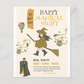  Halloween Heksenpartij, Halloween Partij Flyer (Voorkant)