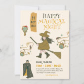 Halloween Heksenpartij, Halloween Partij Kaart (Voorkant)