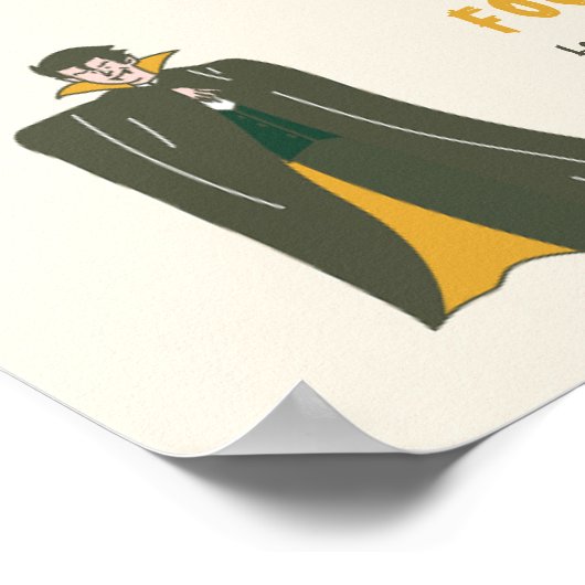 Halloween Heksenpartij, Halloween Partij Poster (Hoek)