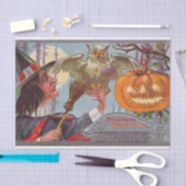 Halloween  heksenpoel tissuepapier (Craft)