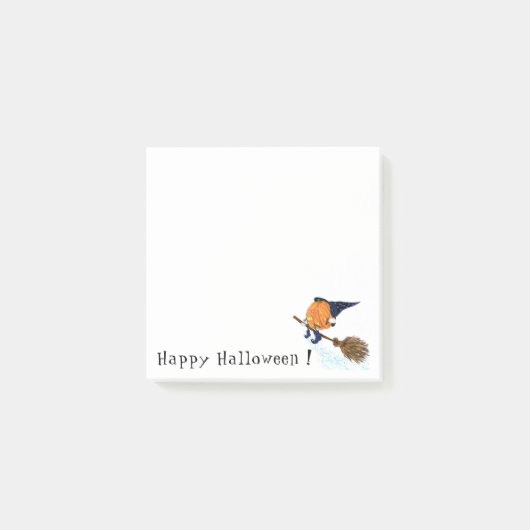 Halloween Heksenpompoen Flying Post het merkt op Post-it® Notes (Voorkant)