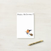 Halloween Heksenpompoen Flying Sticky Notes (Op bureau)