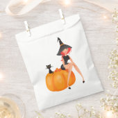 Halloween Heksenpompoen & Zwarte Kat Bedankzakje (Geknipt)