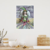 Halloween Heksenposterprint van Molly Harrison Poster (Keuken)