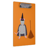 Halloween Heksenrat en bezem Klembord (Rechts)
