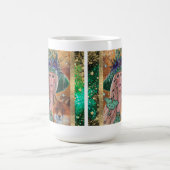 Halloween heksenvossenkunst van Renee Lavoie Koffiemok (Center)